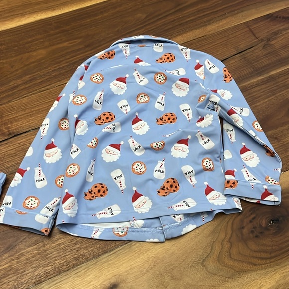 Little Bear Smocks 2T Milk and Cookies Pajama Set - Picture 6 of 7